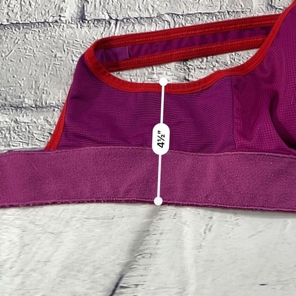 Women’s She Fit Multicolored Padded Athletic Zip Front Velcro Sports Bra CX10 - Picture 12 of 12